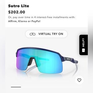 Never Worn Oakley Sutro Lite glasses